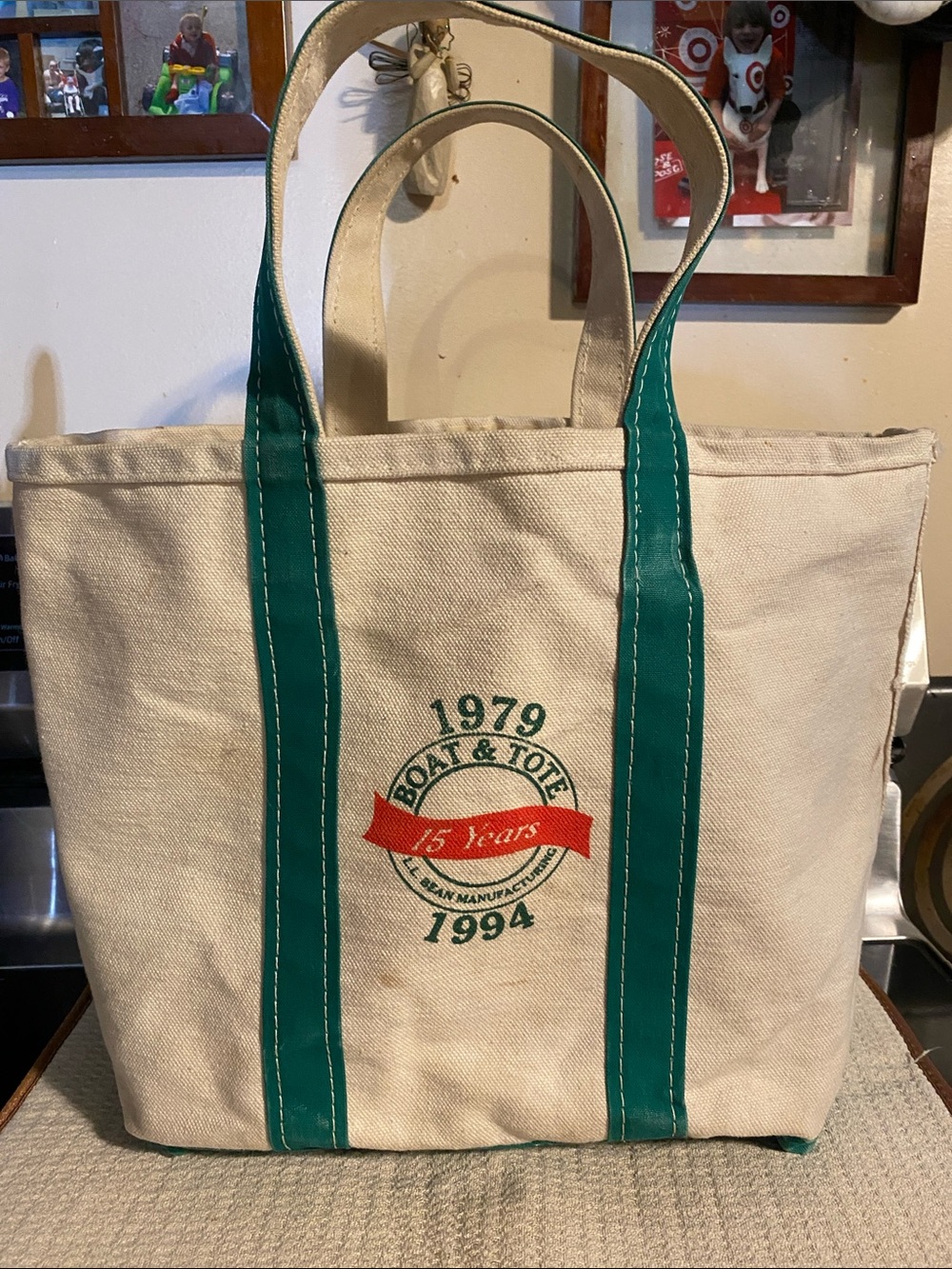 Vintage Rare Anniversary LL Bean Boat And Tote